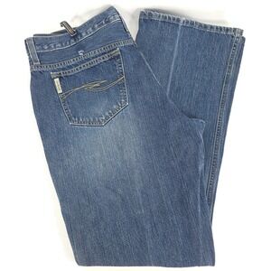 Cinch Jeans Mens 36x33 (38x34) Denim Straight Western Cowboy Workwear Distressed